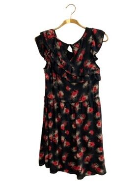 Love & Lore Floral Fit‑and‑Flare Mini Dress - Size 12